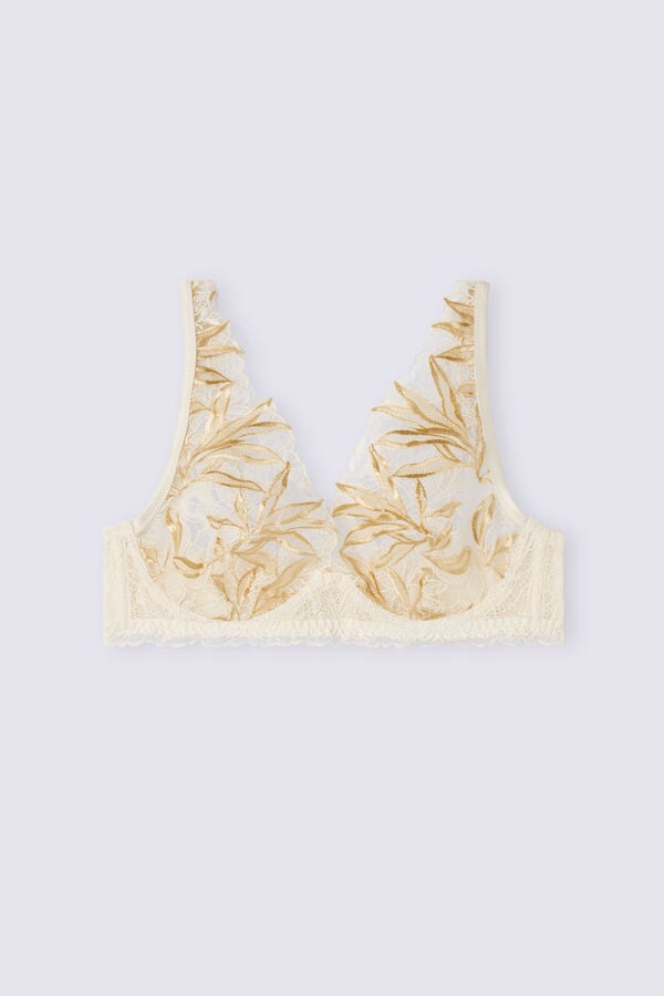 Intimissimi Golden Hour Balconette BH Damen Hellgelb Weiß | JFG-851493