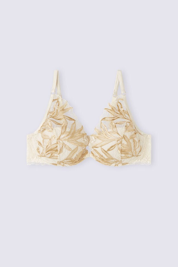 Intimissimi Golden Hour Elena Balconette BH Damen Hellgelb Weiß | ZVB-157492