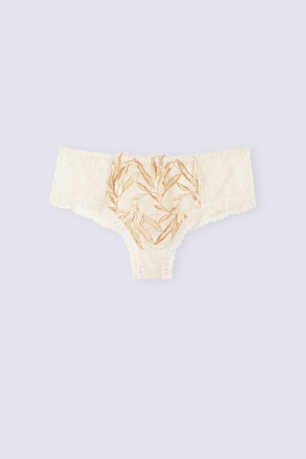 Intimissimi Golden Hour Hipsterzilian Slip Damen Hellgelb Weiß | SLM-041978