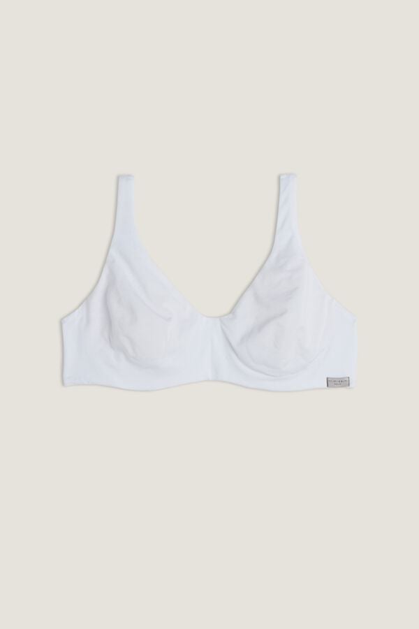 Intimissimi Greta Balconette Cotton BH Damen Weiß | EYQ-015479