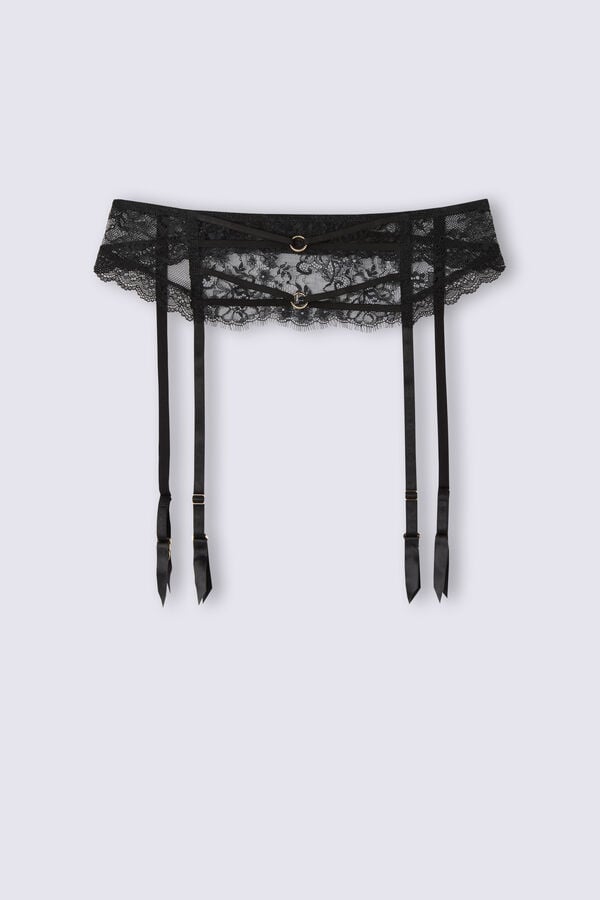 Intimissimi Intricate Surface Gürtel Damen Schwarz | ESU-304872