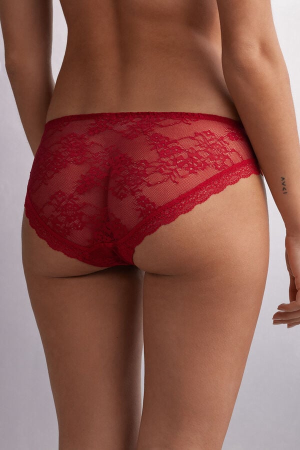 Intimissimi Intricate Surface Höschen Damen Rot | LHC-427398