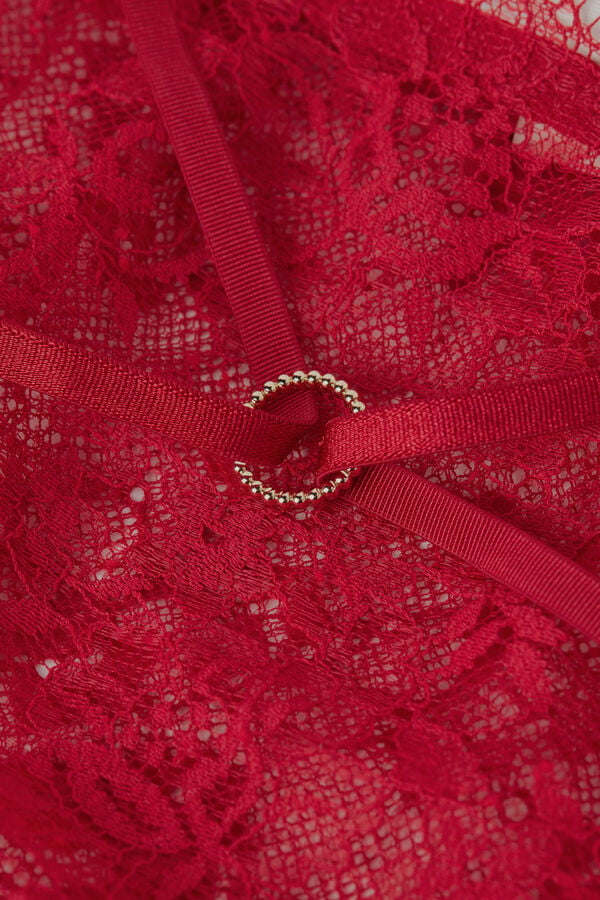 Intimissimi Intricate Surface Höschen Damen Rot | LHC-427398