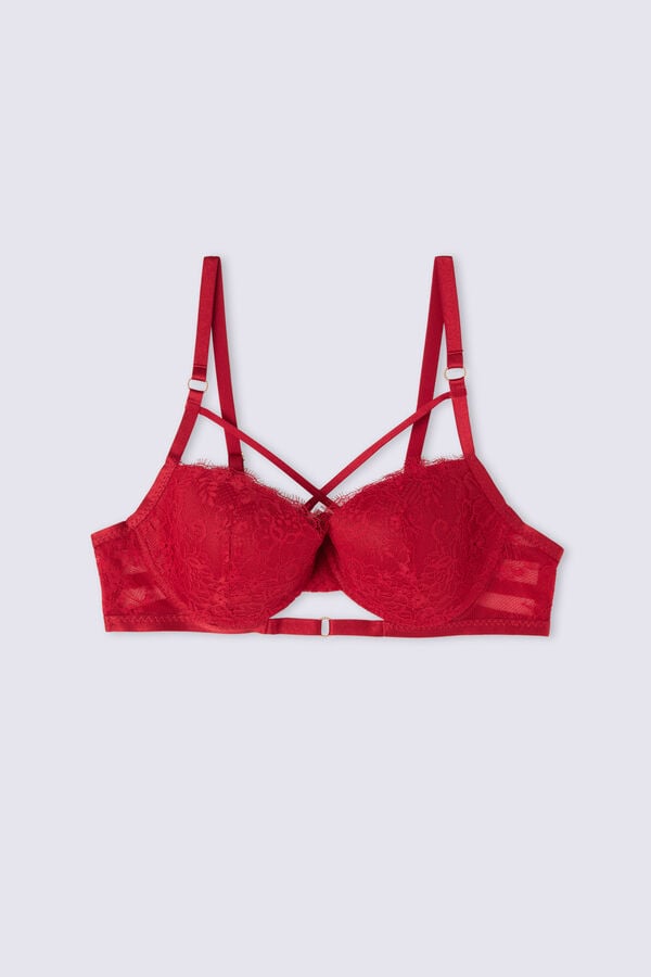 Intimissimi Intricate Surface Sofia Balconette BH Damen Rot | FTW-893162