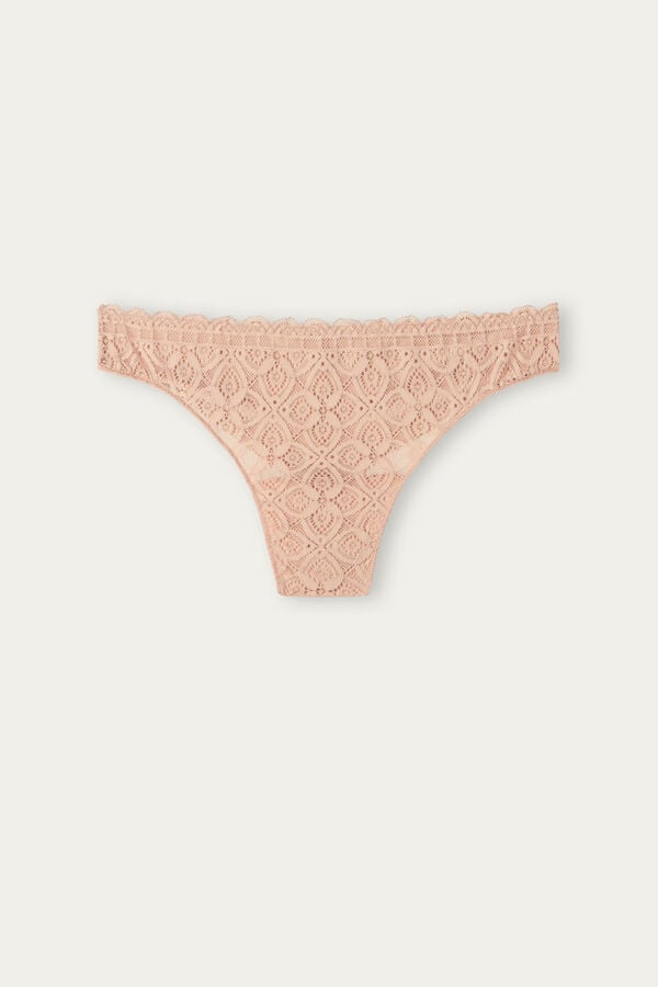 Intimissimi Lace And Microfiberzilian Slip Damen Orange Beige | CVY-410739