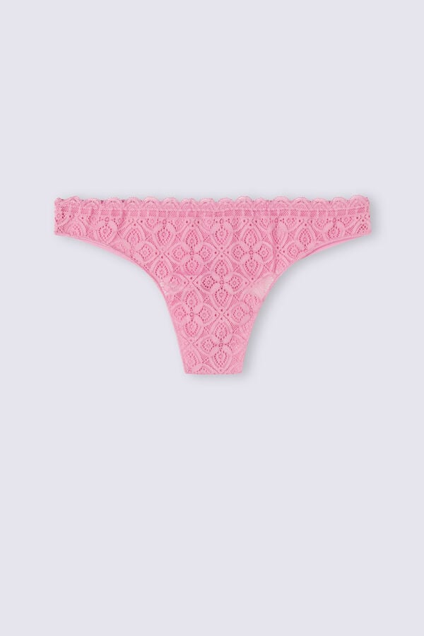 Intimissimi Lace And Microfiberzilian Slip Damen Rosa | RHW-267084