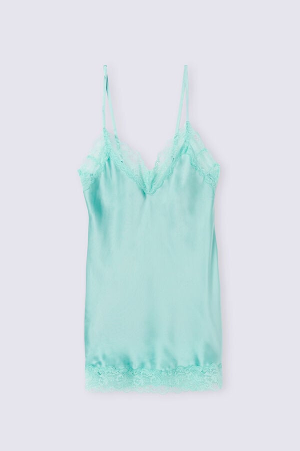 Intimissimi Lace And Silk Tanktop Damen Grün | KWL-728305