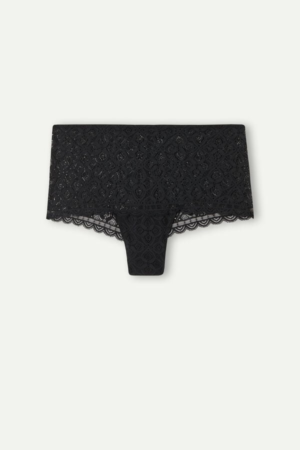 Intimissimi Lace Hipster Slip Damen Schwarz | JCU-792461