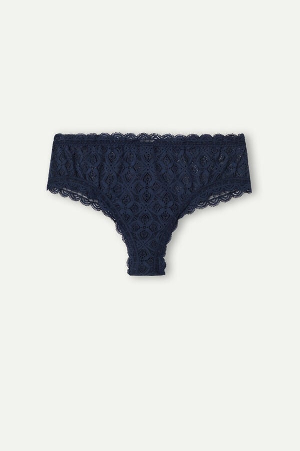 Intimissimi Lace Hipsterzilian Slip Damen Blau | UEB-908432