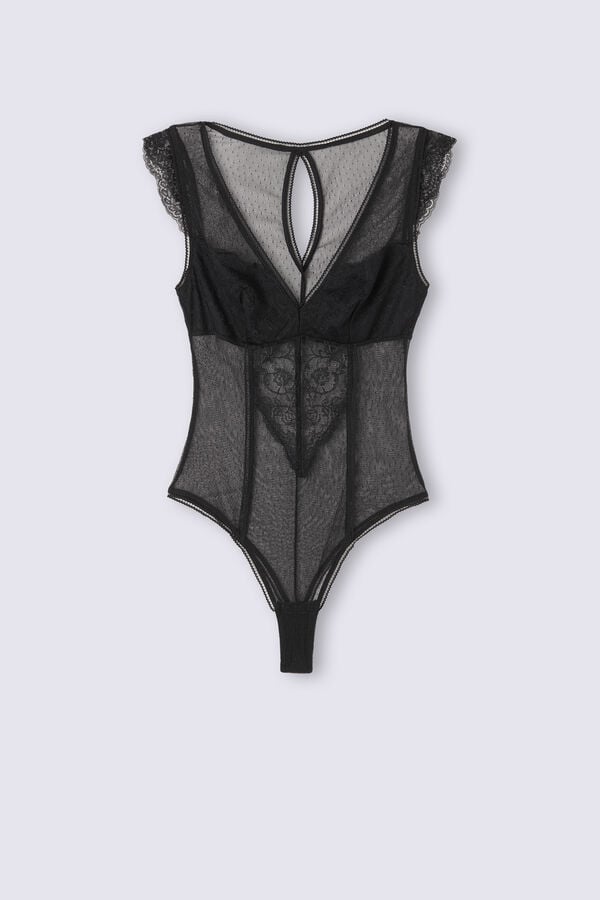 Intimissimi Lace Never Gets Old Body Damen Schwarz | XOP-657204