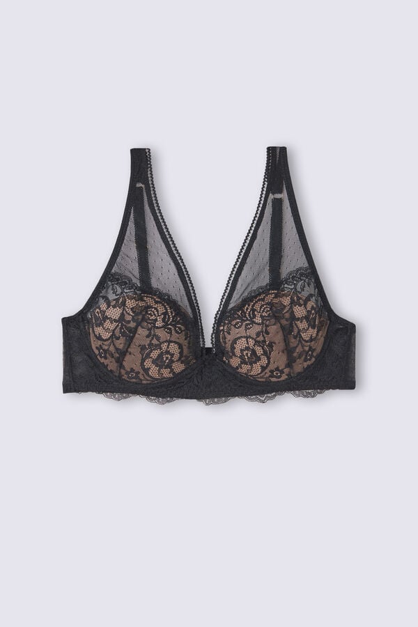 Intimissimi Lace Never Gets Old Elena Balconette BH Damen Schwarz | WDS-869417