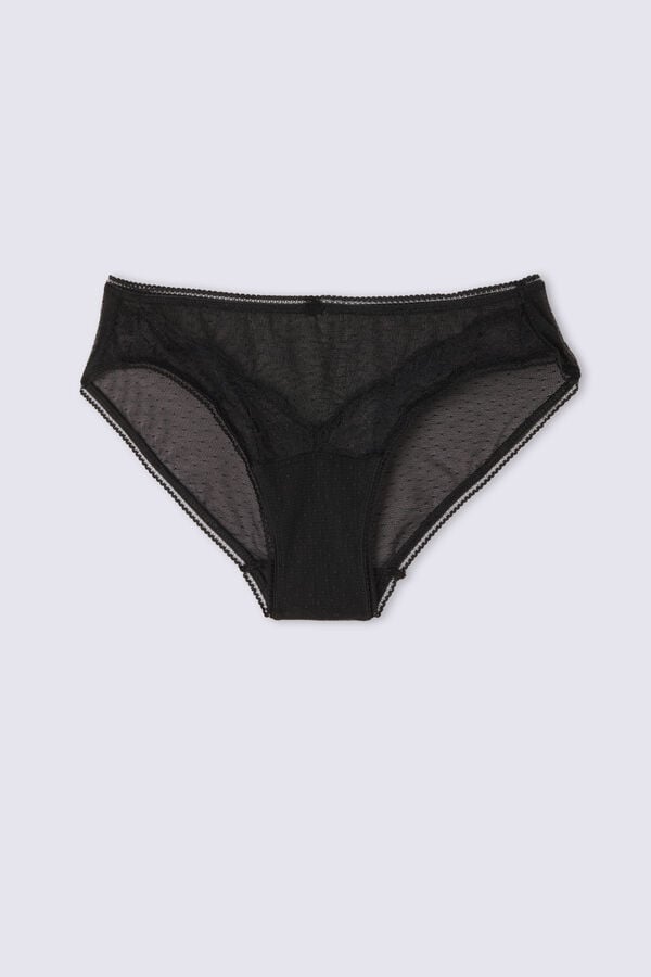 Intimissimi Lace Never Gets Old Höschen Damen Schwarz | GPO-340516