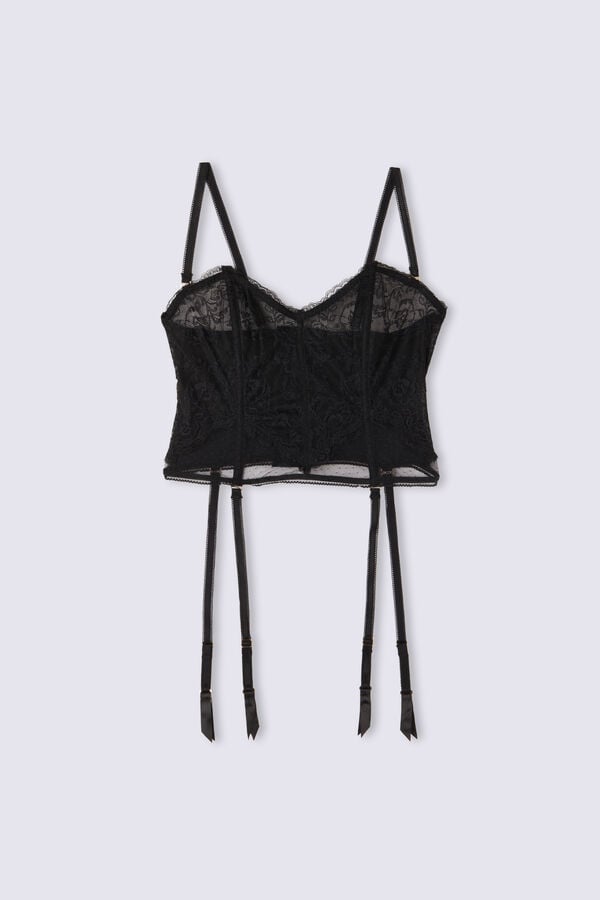 Intimissimi Lace Never Gets Old Merrywidow Korsett Damen Schwarz | ECR-468092