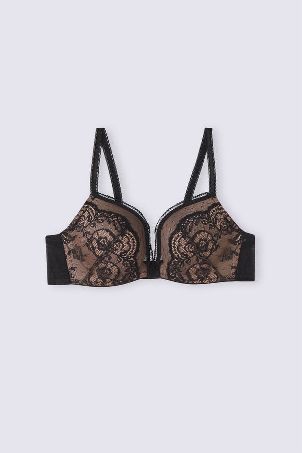 Intimissimi Lace Never Gets Old Monica Push-Up BH Damen Schwarz | TDH-135728