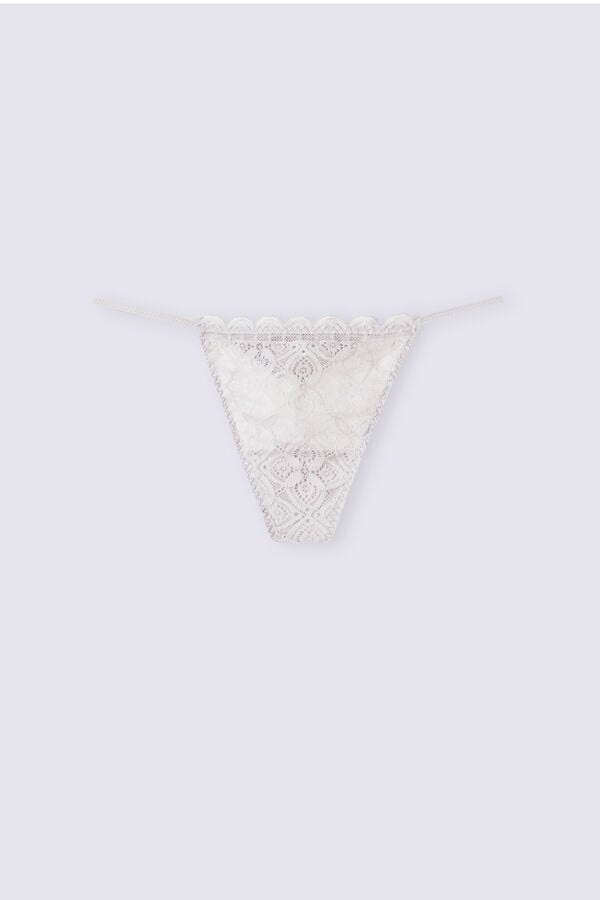 Intimissimi Lace String Tanga Damen Grau | CZS-524910