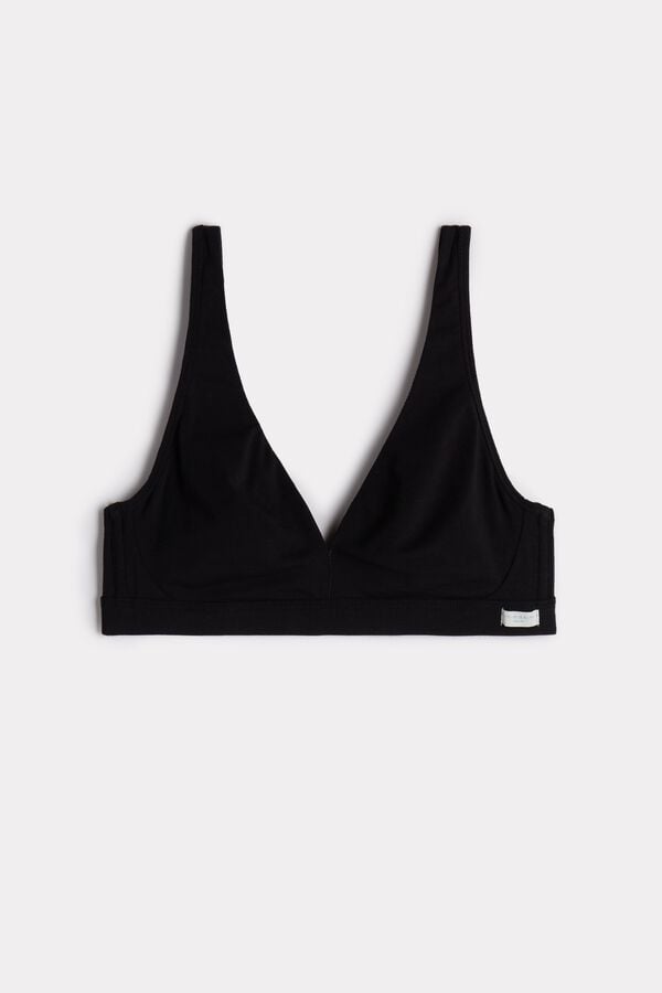 Intimissimi Lara Cotton Triangle BH Damen Schwarz | XAJ-214056