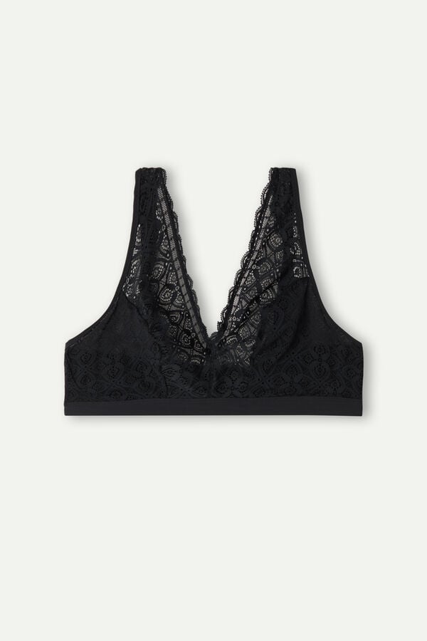 Intimissimi Lara Triangle Lace BH Damen Schwarz | LKX-403158