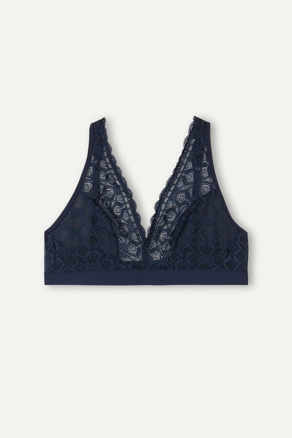 Intimissimi Lara Triangle Lace BH Damen Blau | EJL-574216