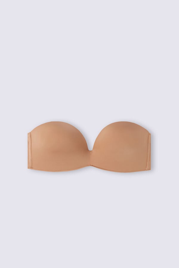 Intimissimi Laura Bandeau Ultralight Microfiber BH Damen Beige | KWH-614785