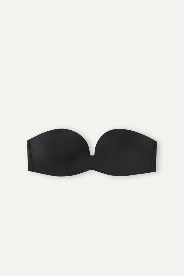 Intimissimi Laura Bandeau Ultralight Microfiber BH Damen Schwarz | MWJ-531428