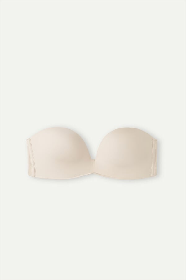 Intimissimi Laura Bandeau Ultralight Microfiber BH Damen Weiß Rosa | NVQ-349612