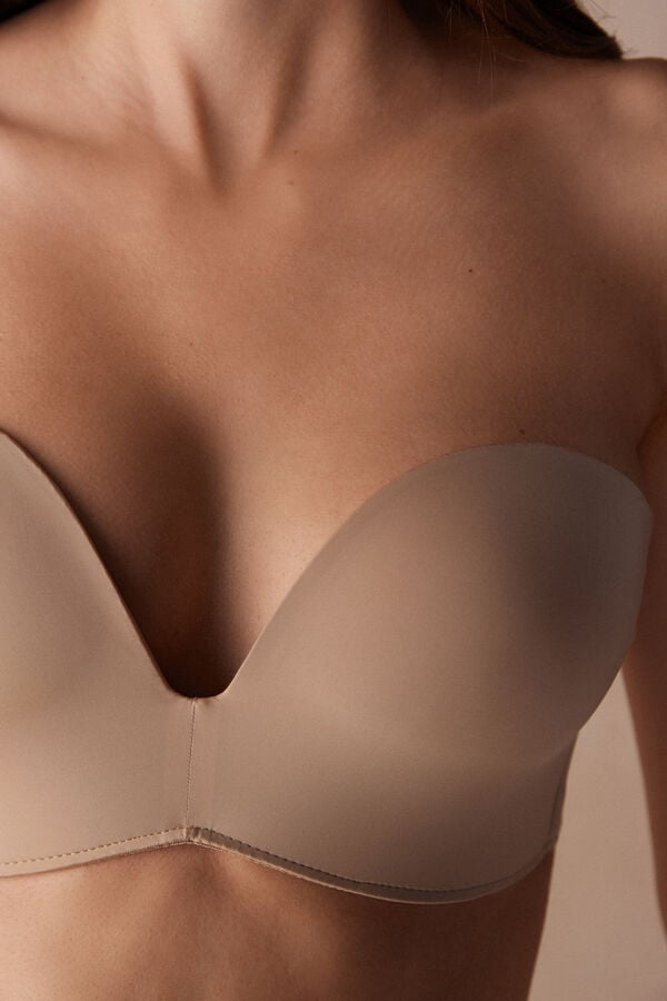 Intimissimi Laura Bandeau Ultralight Microfiber BH Damen Orange Beige | RLZ-325716