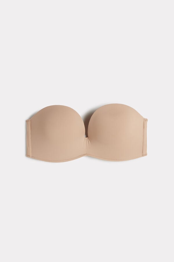 Intimissimi Laura Microfiber Bandeau BH Damen Orange Beige | QHP-531048