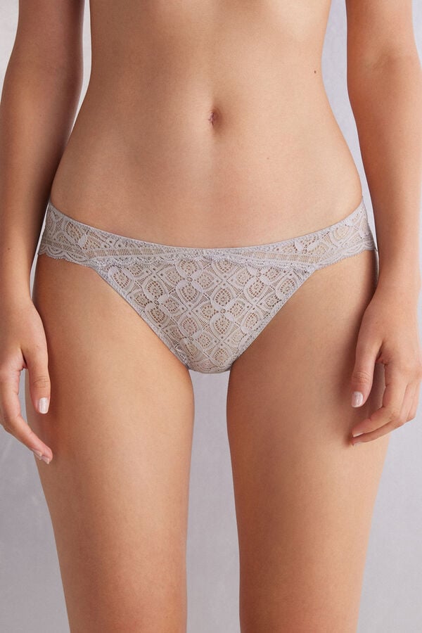 Intimissimi Low Rise Lace Höschen Damen Grau | MIC-958603