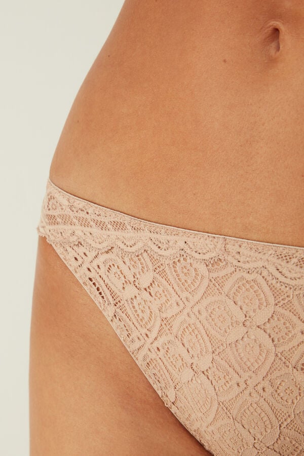 Intimissimi Low Rise Lace Höschen Damen Orange Beige | VWQ-586714