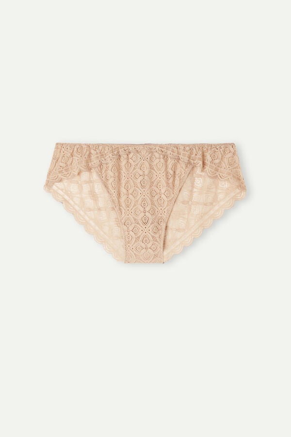 Intimissimi Low Rise Lace Höschen Damen Orange Beige | VWQ-586714