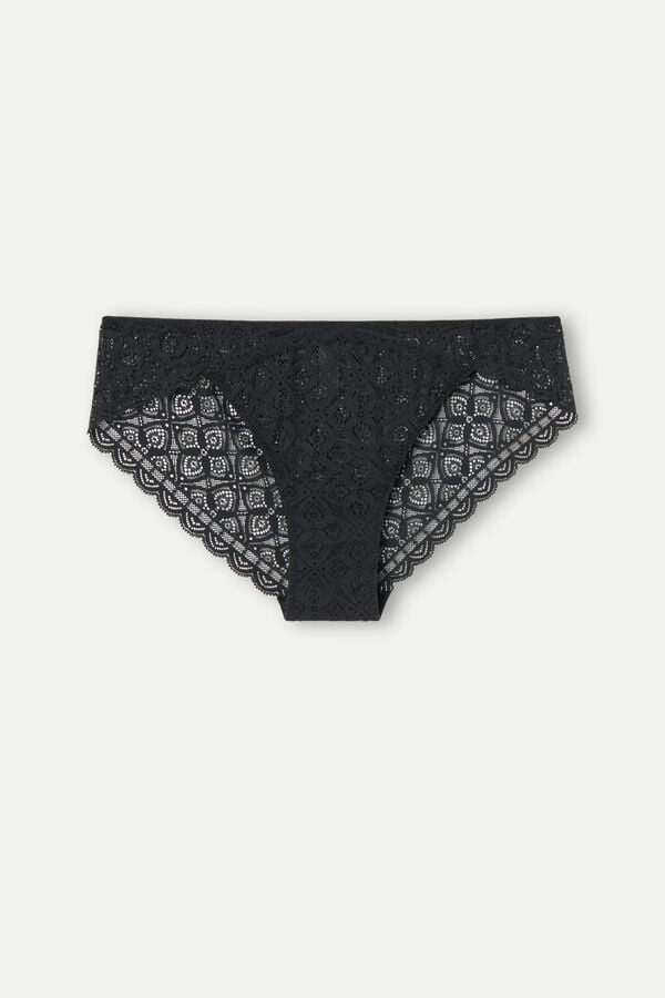 Intimissimi Low Rise Lace Höschen Damen Schwarz | ZQC-437951