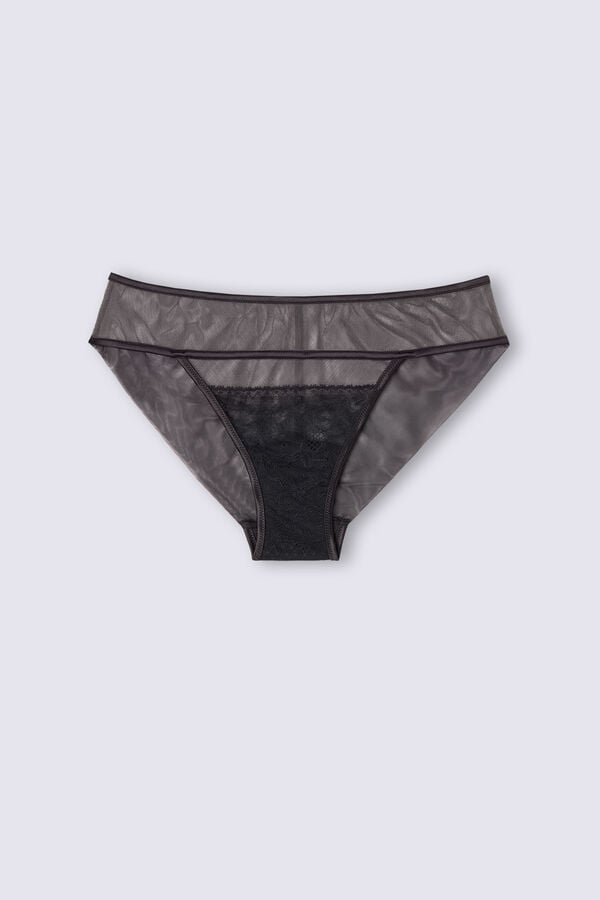 Intimissimi Luxury Moments Höschen Damen Schwarz Beige | DPT-049513