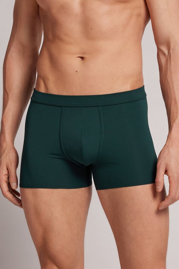 Intimissimi Microfiber Boxer Herren Dunkelgrün | IQS-963012