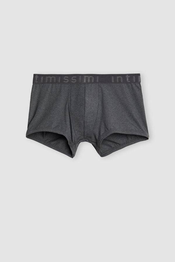 Intimissimi Microfiber Logo Kurze Hose Herren Tiefesgrau | MIJ-869742