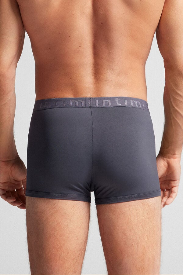 Intimissimi Microfiber Logo Kurze Hose Herren Grau | UXV-905631