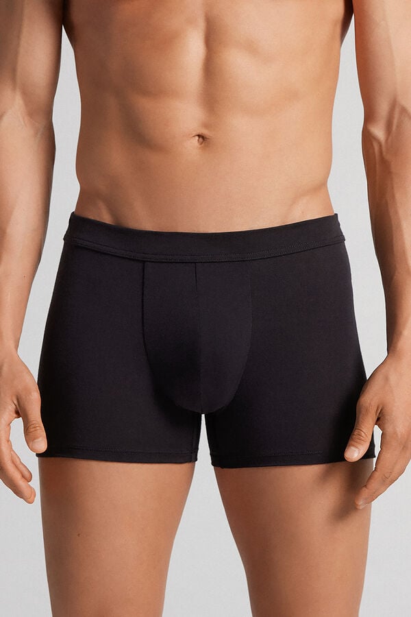 Intimissimi Modal And Silk Boxer Herren Schwarz | CQN-834271