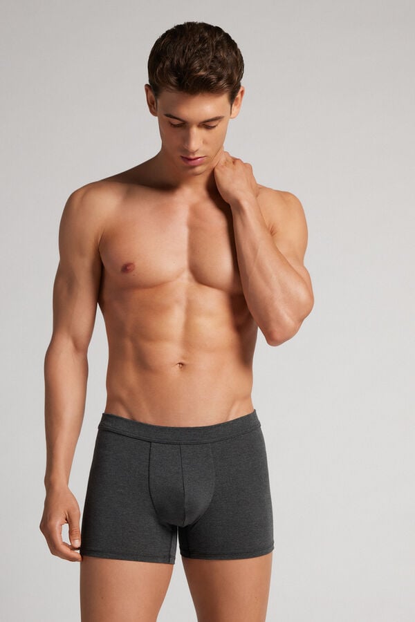 Intimissimi Modal And Silk Boxer Herren Dunkelgrau | MQT-194256