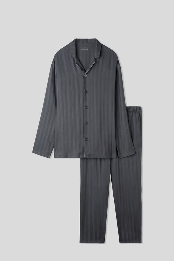 Intimissimi Modal Set Pyjama Herren Grau | MKN-826153