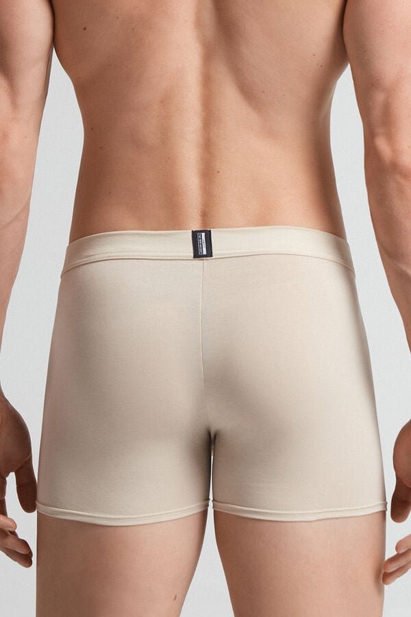 Intimissimi Natural Fresh Cotton Boxer Herren Beige | UJM-645891