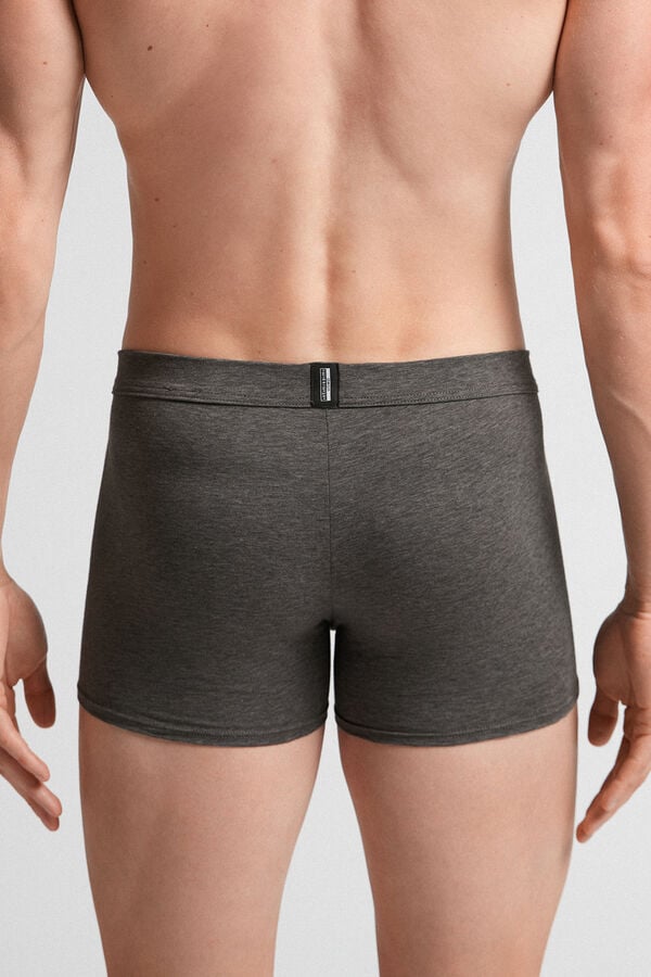 Intimissimi Natural Fresh Cotton Boxer Herren Tiefesgrau | NLI-028761