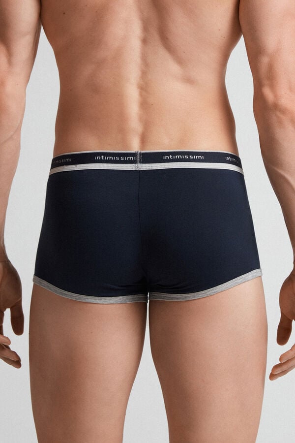 Intimissimi Natural Fresh Cotton Boxer Herren Blau Hellgrau | EBQ-203518