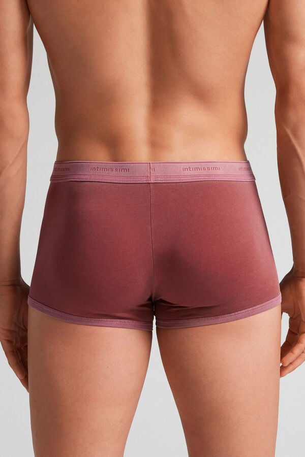 Intimissimi Natural Fresh Cotton Boxer Herren Bordeaux | TIM-539710