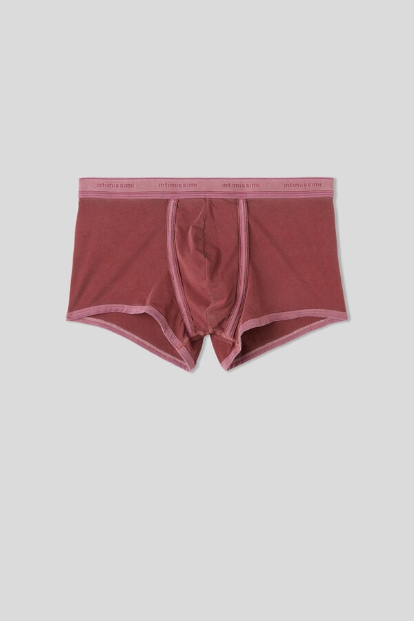 Intimissimi Natural Fresh Cotton Boxer Herren Bordeaux | TIM-539710