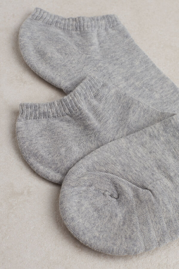 Intimissimi No-Show Terrycloth Socken Herren Grau | NVW-591463