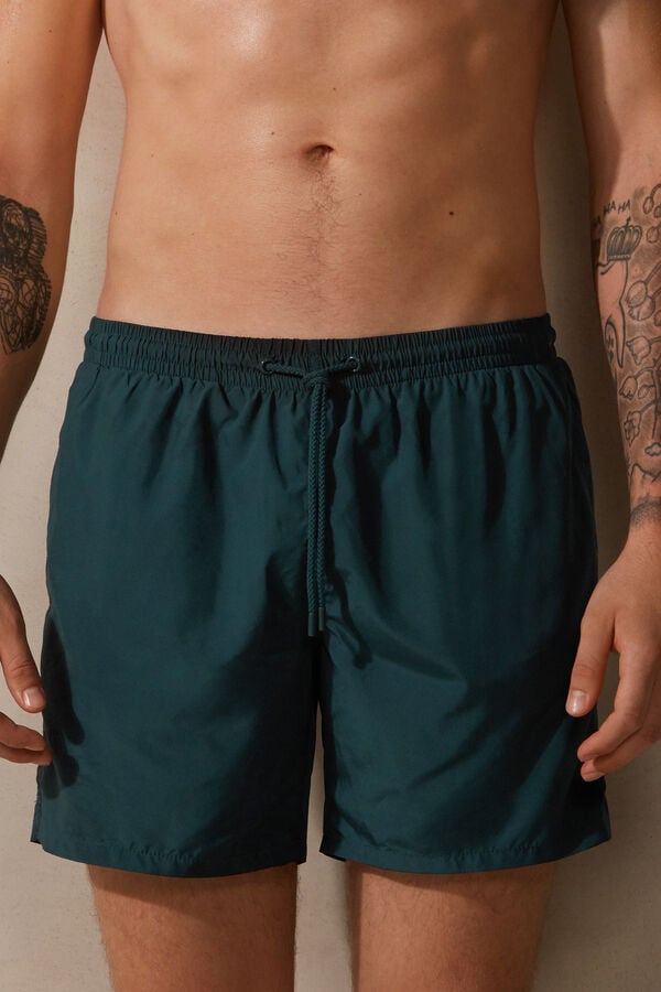 Intimissimi Plain Schwimmhose Herren Dunkelgrün | YWT-084912