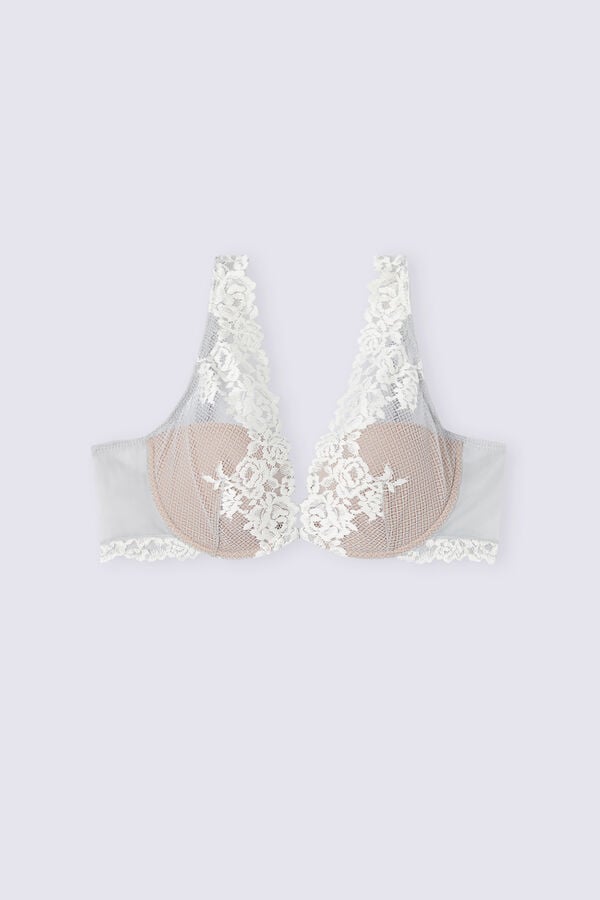 Intimissimi Pretty Flowers Elena Balconette BH Damen Grau | FCE-491725