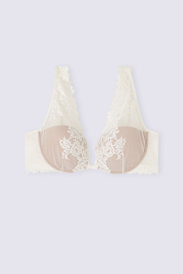 Intimissimi Pretty Flowers Elena Balconette BH Damen Weiß | ZCL-160375