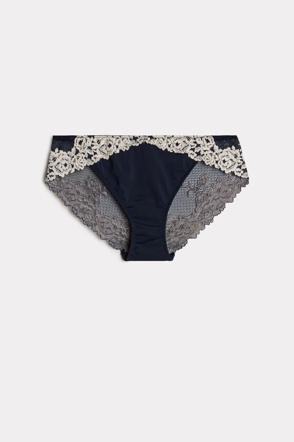 Intimissimi Pretty Flowers Höschen Damen Tiefesblau Hellgelb | GYF-164289