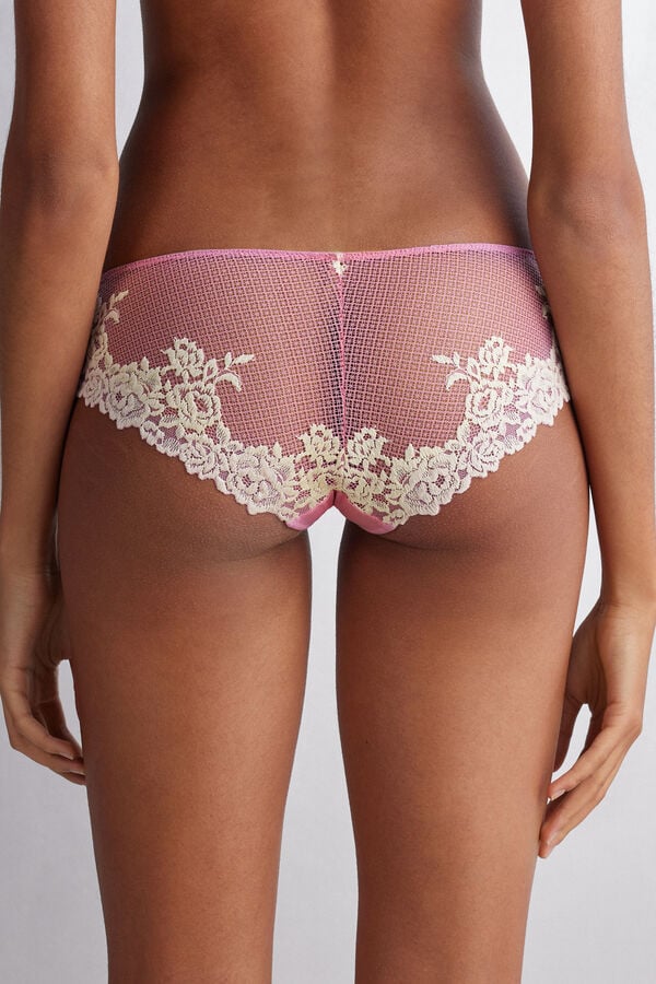 Intimissimi Pretty Flowers Höschen Damen Rosa Weiß | ZXU-168029