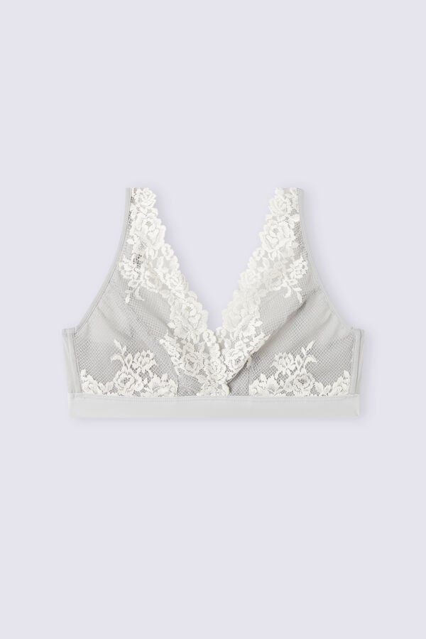 Intimissimi Pretty Flowers Lara Triangle BH Damen Grau | YPG-356947